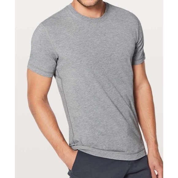 NEW LULULEMON Men’s 5 Year Basic T in Heathered Core Medium Gray - Picture 1 of 1